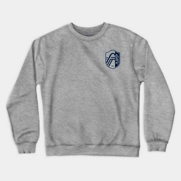 St. Louis City SC Left Chest Crewneck Sweatshirt by EA Design